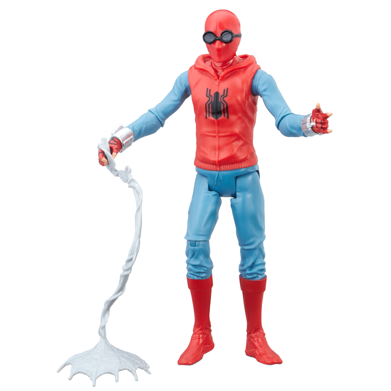 Illustration for article titled New Spider-Man: Homecoming Toys Give Us Our Best Look Yet at Peter Parker's Crappy Homemade Suit